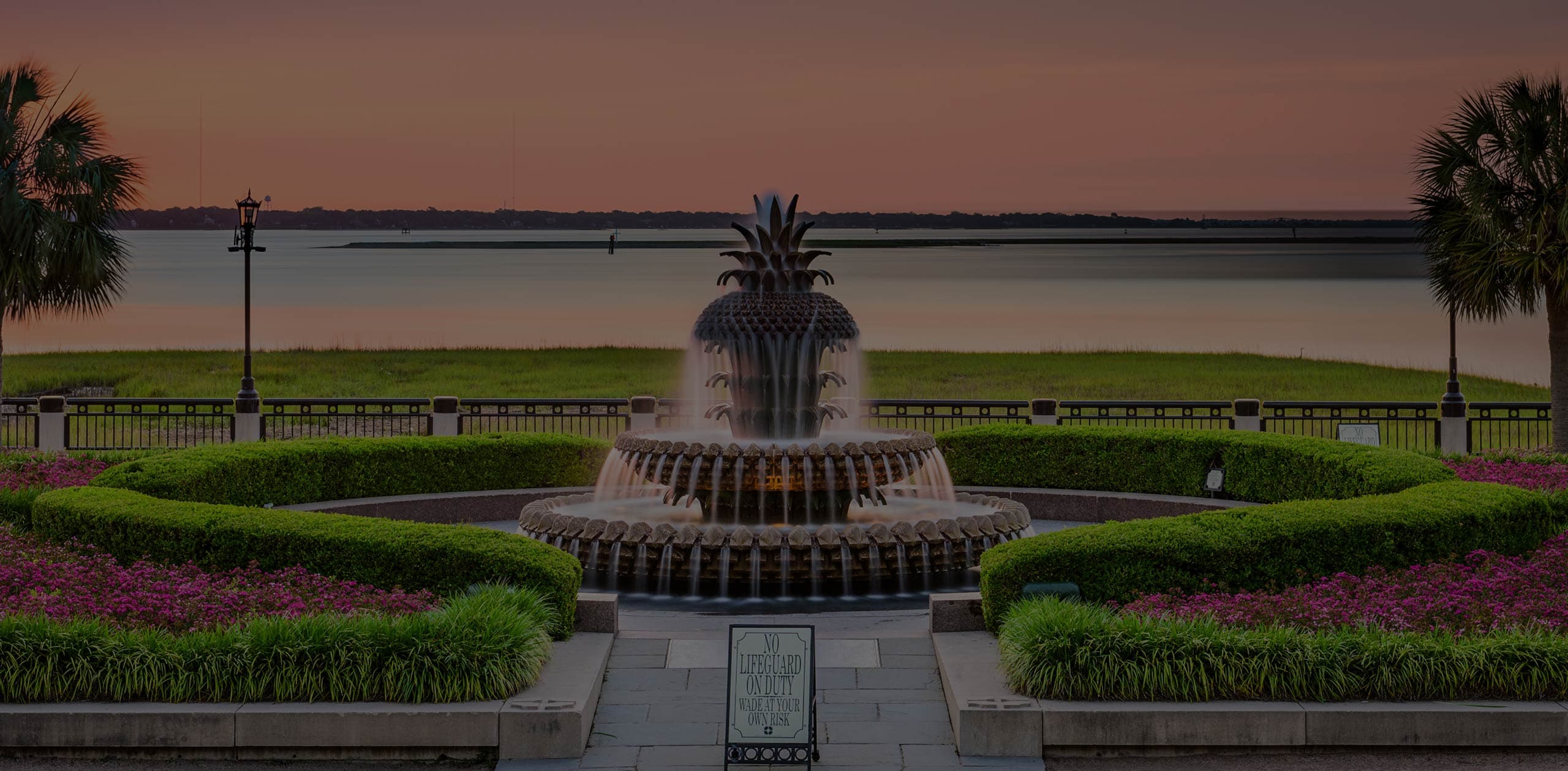 Jacksonville waterfront at sunset