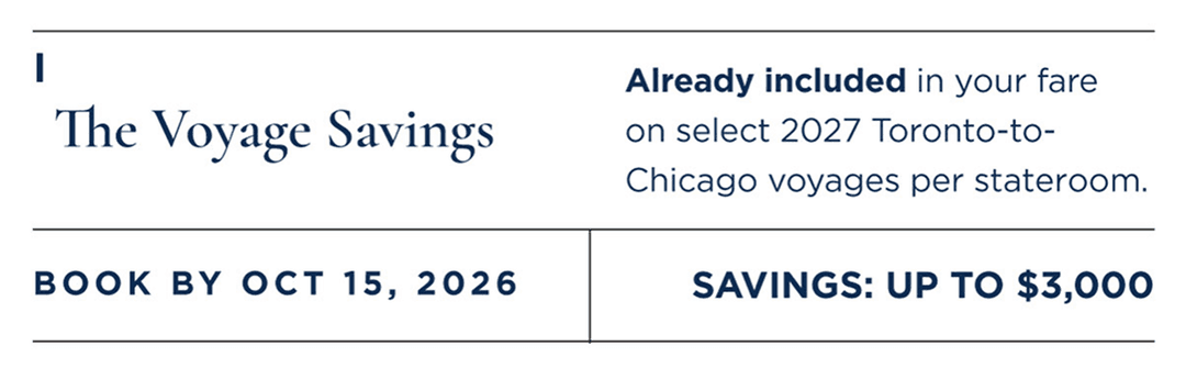 The Voyage Savings