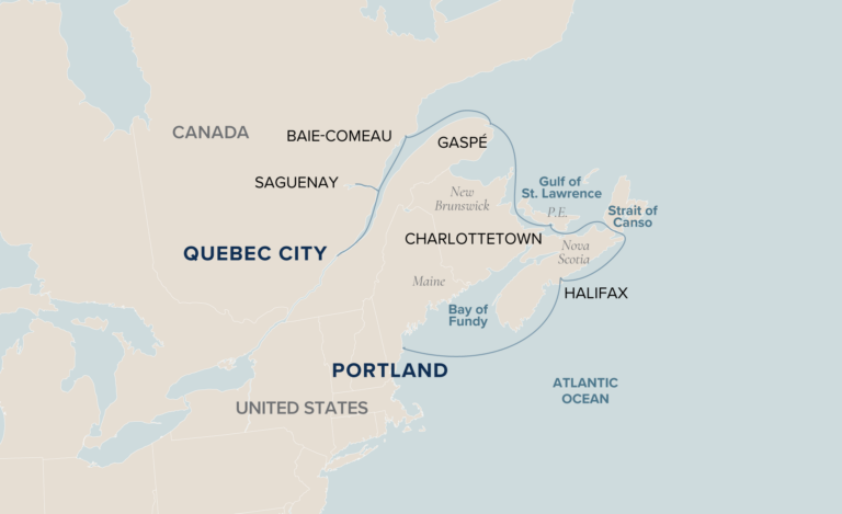 2026 Qu Bec City To Portland Victory Cruise Lines 2026 Map Portland Quebec City Desk 768x469 